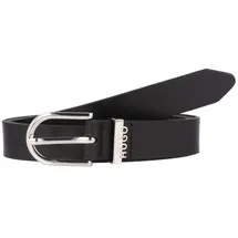 Hugo Damengürtel Leder schwarz 95