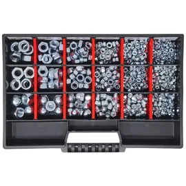 Schraubenbox24 Muttern Sortiment M4-M5-M6-M8-M10-M12 554 tlg. Schraubenbox