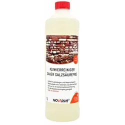 NOVADUR Klinkerreiniger sauer (Salzsäurefrei), Klinkerreiniger sauer (Salzsäurefrei), 1000 ml - Flasche