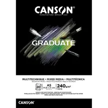 Canson Graduate Mix Media A5 240 g/m2 20 Blatt