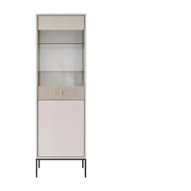 lookway Vitrine MIDNIGHT 54 x 175 x 39 cm Beige