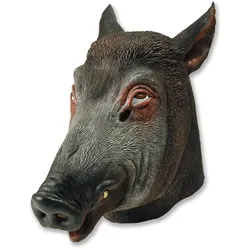 Schwarze Wildschwein Maske - OS