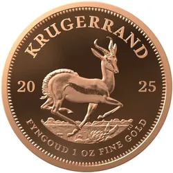 1 Unze Gold-Krügerrand - Südafrika 2025