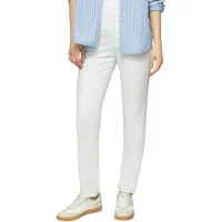 S.Oliver Jeans Betsy/Slim Fit/Mid Rise/Slim Leg/Garment Dye, weiß, 46/30