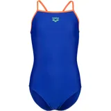 Arena Light Drop Badeanzug Neon Blue/Team Orange 128