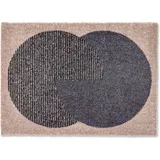 Schöner Wohnen Sauberlaufmatte Manhattan 50 x 70 cm Polyamid Grau Anthrazit
