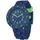 Flik Flak SOLO DARK BLUE 34 mm Kunststoffgehäuse Blau Silikonarmband Blau