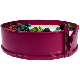 Coox Springform Ø 26 cm mit Servierplatte Rot