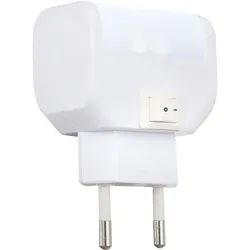 LED Wand Lampe Nacht Licht Kinder Zimmer Stecker Schalter Tages-Licht Leuchte