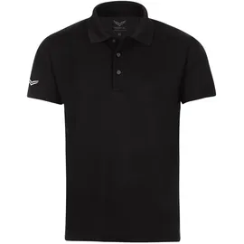 TRIGEMA Klassisches Poloshirt schwarz L