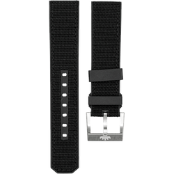 Fortis Hybrid Kautschuk/Textil Hybrid Strap 21mm B7000043 - schwarz