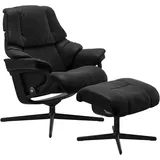 Stressless Sessel mit Hocker Reno Cross Leder Batick S (Small)