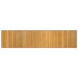 vidaXL Teppich Rechteckig Natur 70x300 cm Bambus