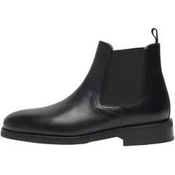 Chelseaboots HENRY STEVENS "Ella CB2", Damen, Gr. 40,5, schwarz, Leder, klassisch, Schuhe