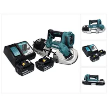 Makita Akku-Bandsäge DPB 183 RF 18 V 66 mm + 2 x 3,0 Ah + Ladegerät