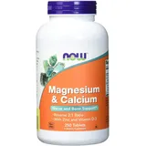NOW Foods Magnesium und Calcium Tabletten 250 St.