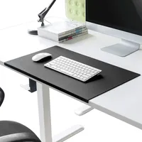 Große Schreibtischunterlage, wasserdicht, PU-Leder, Laptop-Schreibunterlage mit Kantenschutz, rutschfeste Mauspad, Computertastaturmatte für Büro und Zuhause