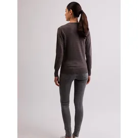 CASH-MERE.CH Strickjacke Taupe Melange XL