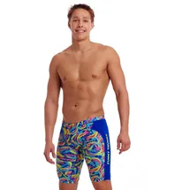 Funky Trunks Training Jammer Badeshorts chlorresistent und schnelltrocknend in bunt | Choppy Waters - AUS 34