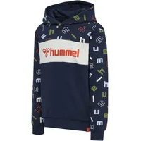 Hummel hmlLETTERS Hoodie Jungen black iris 128