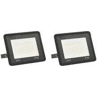 VidaXL LED-Fluter 2 Stk. 50W Warmweiß