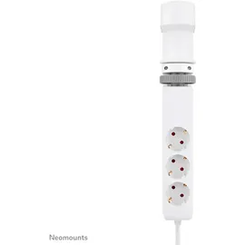 NeoMounts Tischsteckdose 1,40 m Weiß 1 St.
