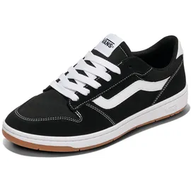 Vans Ryland Ls Sneaker, Suede/Canvas Black/White, 44 EU