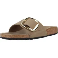 Birkenstock Pantoffeln "Madrid Big Buckle" in Beige, 36