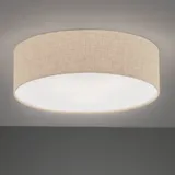 Fischer & Honsel Deckenleuchte Thor Stoff Beige Sand