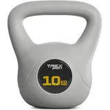 trex sport Kettlebell 10 kg Kugelhantel Schwunghantel grau