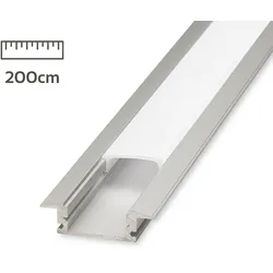 Alu Fugen-Profil eloxiert 18x6mm opal - Länge: 200cm