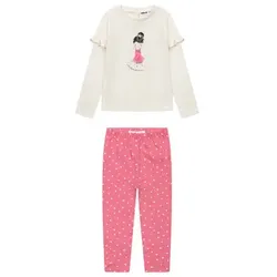 Minoti Set Langarmshirt + Leggings rosa, 80