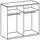 WIMEX Kleiderschrank New York mit Spiegeltüren 180 x 208 x 58 cm Weiß
