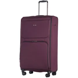 Stratic Bendigo Light Plus 4-Rollen Trolley 84 cm Laptopfach aubergine