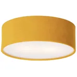 QAZQA 2-flammig ocker 30 cm mit Gold