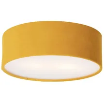 QAZQA 2-flammig ocker 30 cm mit Gold