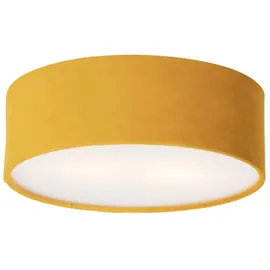 QAZQA 2-flammig ocker 30 cm mit Gold