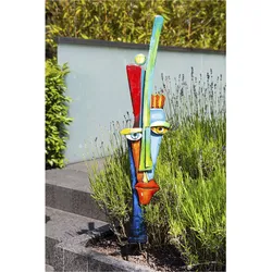 Gartenstecker CASABLANCA BY GILDE "Gartenstecker "Alta fronte"", bunt, B:22cm H:86,5cm, Metall, Gartenstecker