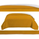 Wometo Tagesdecke 220 x 240 cm Gelb/Silber