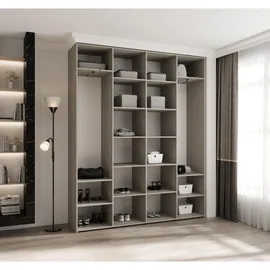 abiks möbel Drehtürenschrank COMO 200 x 245,5 x 40 cm Gold