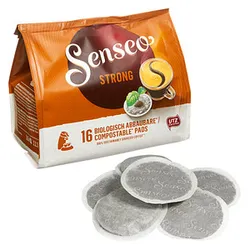 Senseo STRONG Kaffeepads, kräftig, 16 Pads