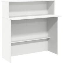 vidaXL Empfangstresen Weiß 100 x 50 x 103,5 cm Holzwerkstoff