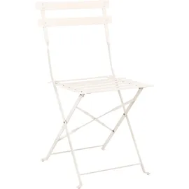 Beliani Bistro Set 3-tlg. Cremeweiß