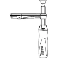 Bessey Gleitbügel kpl. mit 2K-Griff für Ganzstahlschraubzwinge GZ30 (Auslad.