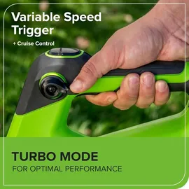 Greenworks Akku-Laubbläser 48V (2x24V) inkl. 2 x 2,0 Ah + Ladegerät