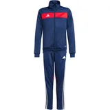 adidas Tiro 25 Sportanzug Blau NAVBLU/RED 164