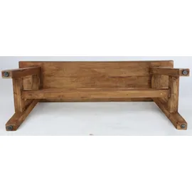 Buri Schuhbank 90 x 45 x 35 cm Sitzbank / braun