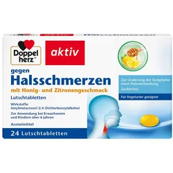 Doppelherz gegen Halsschmerzen Lutschtabletten