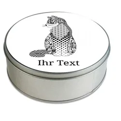 "Zentangle" Keksdose / Geschenkdose mit Motiv & Individualisierung