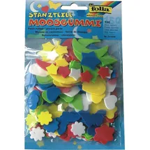 Folia Moosgummi Stanzteile 150 Teile sortiert
